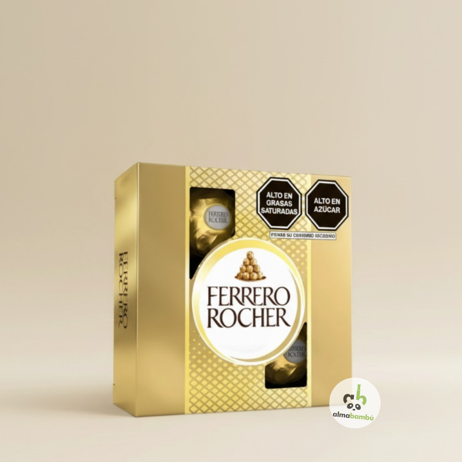 FERRERO ROCHER 4 UNIDADES – Alma Bambú